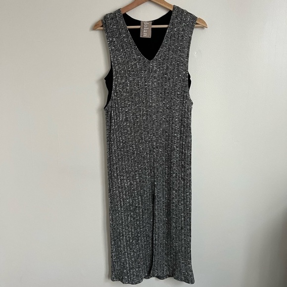 Anthropologie Dolan Left Coast Collection Gray Luna Sleeveless Sweater Dress - Picture 2 of 6